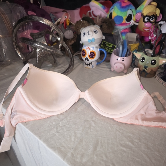 Fabulous by Victoria's Secret 36DD Floral Print Plunge Push-Up Bra - Picture 6 of 8